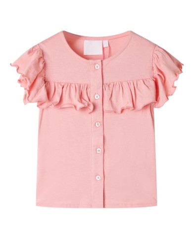 T-shirt pour enfants rose moyen 128 | Mobilier & Déco