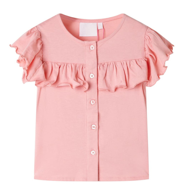 T-shirt pour enfants rose moyen 128 | Mobilier & Déco