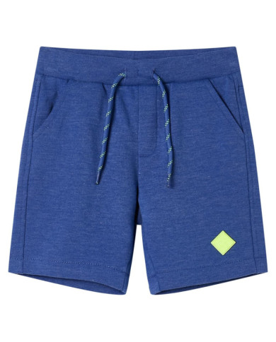 Short pour enfants à cordon de serrage mélange bleu 116 | Mobilier & Déco