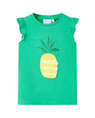 T-shirt pour enfants vert 104 | Mobilier & Déco
