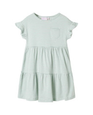 Robe pour enfants à manches à volants menthe 104 | Mobilier & Déco