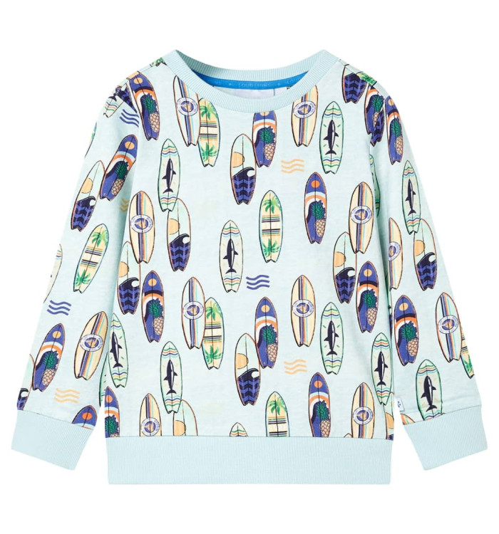 Sweatshirt pour enfants mélange bleu pâle 128 | Mobilier & Déco