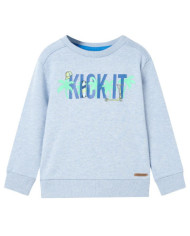 Sweatshirt pour enfants mélange bleu pâle 116 | Mobilier & Déco