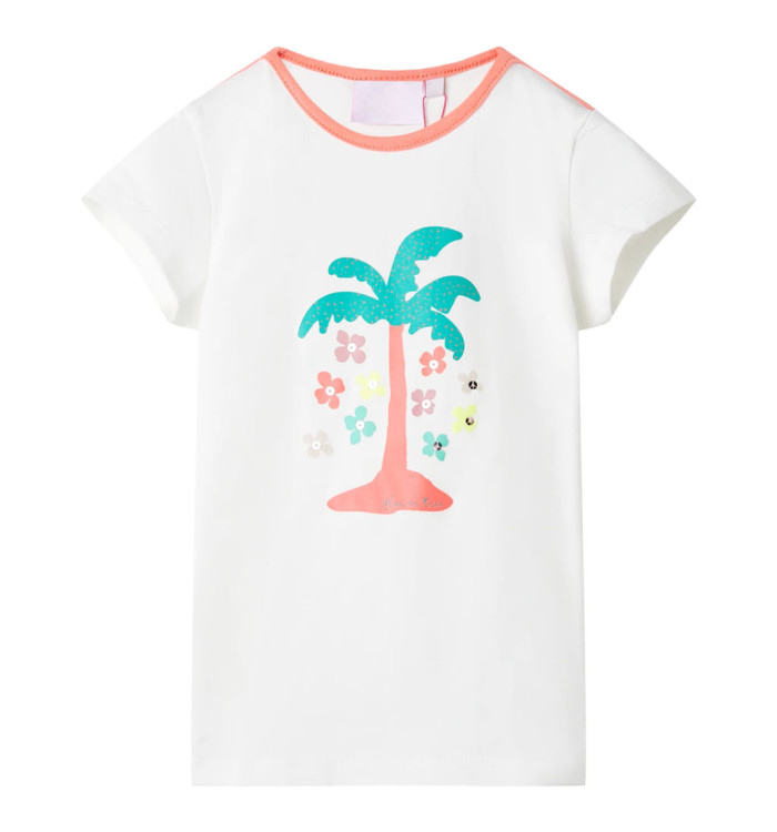 T-shirt pour enfants écru 92 | Mobilier & Déco