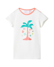 T-shirt pour enfants écru 92 | Mobilier & Déco
