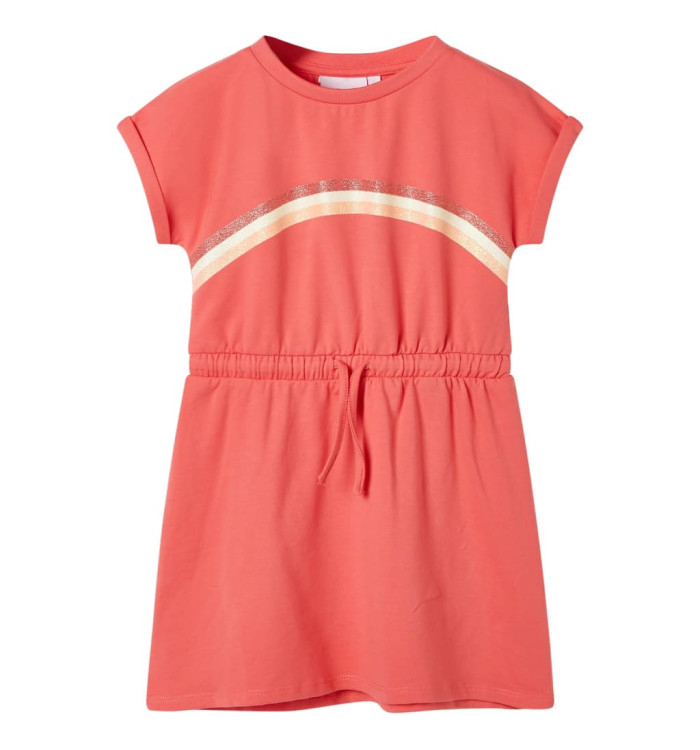 Robe pour enfants avec cordon de serrage corail 92 | Mobilier & Déco