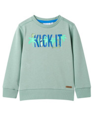Sweatshirt pour enfants kaki clair 140 | Mobilier & Déco