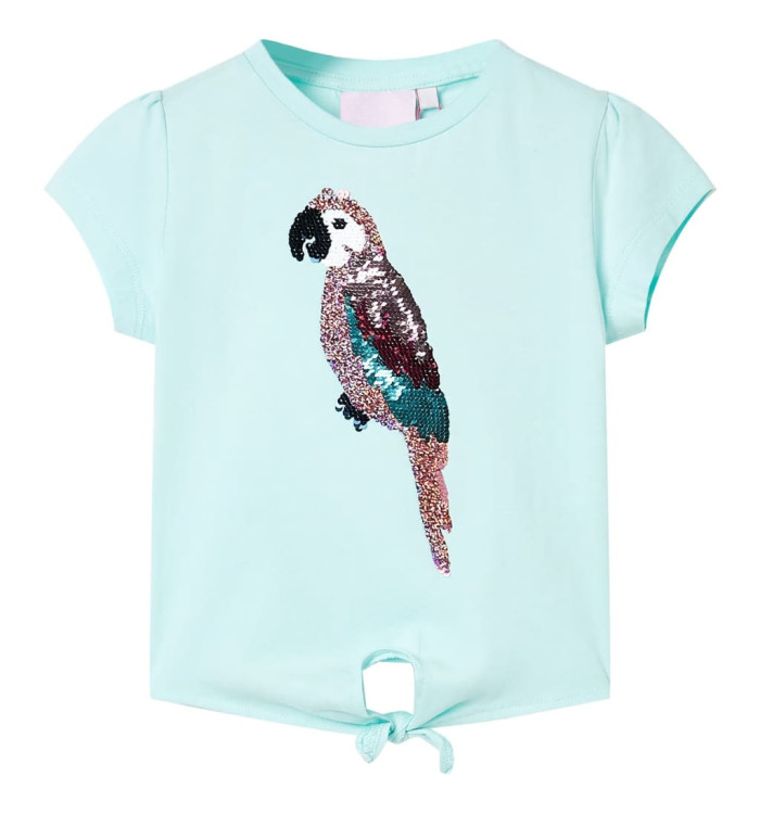T-shirt pour enfants aqua clair 92 | Mobilier & Déco