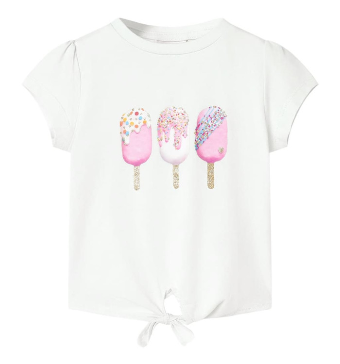 T-shirt pour enfants écru 92 | Mobilier & Déco