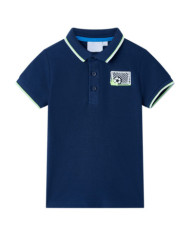 Polo pour enfants bleu marine 128 | Mobilier & Déco