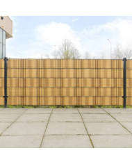 Paravents de balcon 5 pcs marron clair 255x19 cm résine tressée | Mobilier & Déco