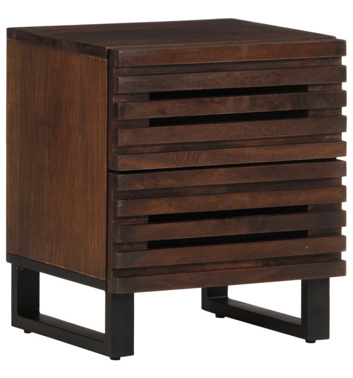 Table de chevet 40x34x46 cm bois de manguier massif | Mobilier & Déco