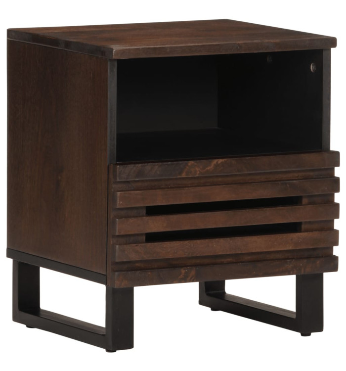 Table de chevet 40x34x46 cm bois de manguier massif | Mobilier & Déco