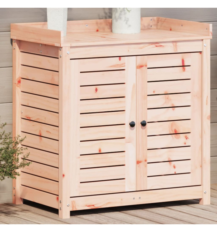 Table de rempotage avec étagères bois massif de douglas | Mobilier & Déco