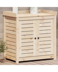 Table de rempotage et étagères 82,5x50x86,5 cm bois massif pin | Mobilier & Déco