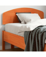 Tête de lit cire marron 75 cm bois massif de pin | Mobilier & Déco