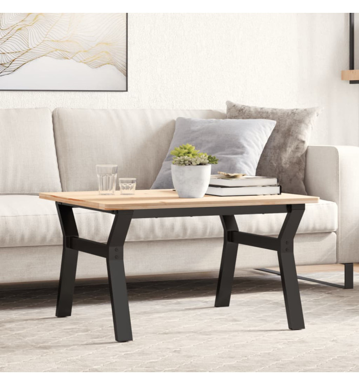 Pieds de table basse cadre en Y 70x60x43 cm acier | Mobilier & Déco
