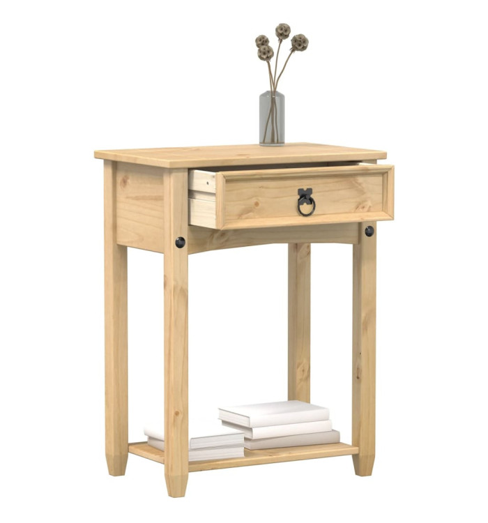 Table console Corona 55x35x73 cm bois de pin massif | Mobilier & Déco
