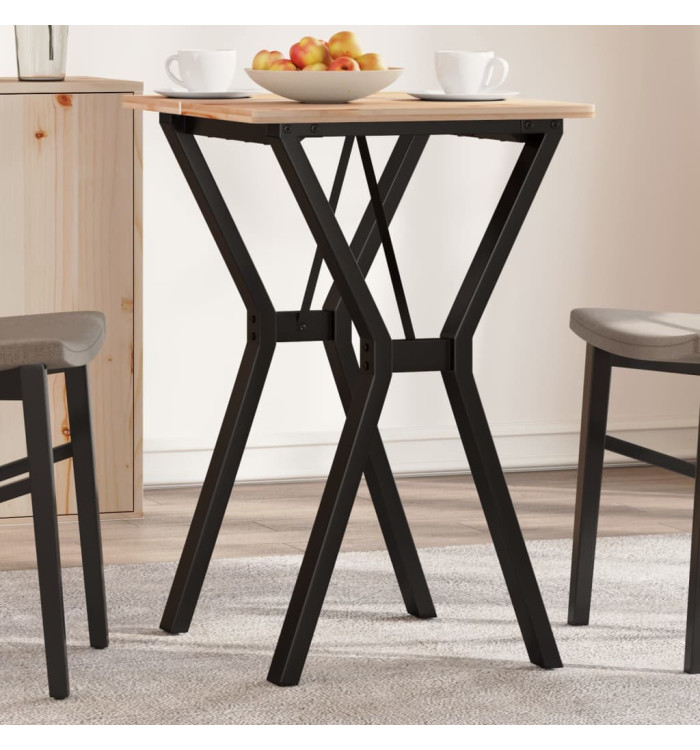 Pieds de table à manger cadre en Y 50x40x73 cm acier | Mobilier & Déco