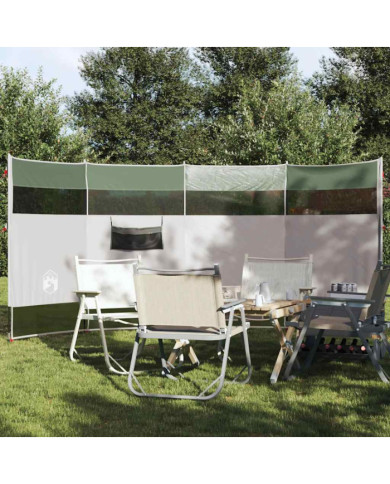 Brise-vent de camping vert 366x152x152 cm imperméable | Mobilier & Déco