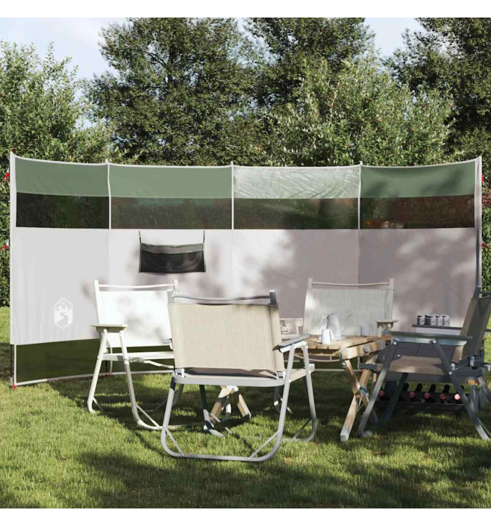 Brise-vent de camping vert 366x152x152 cm imperméable | Mobilier & Déco