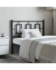 Tête de lit métal noir 100 cm | Mobilier & Déco