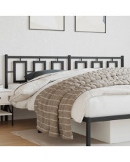 Tête de lit métal noir 200 cm | Mobilier & Déco