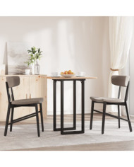 Pieds de table à manger cadre en O 80x40x73 cm acier | Mobilier & Déco