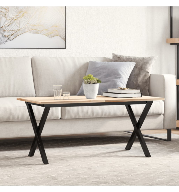 Pieds de table basse cadre en X 70x30x43 cm acier | Mobilier & Déco