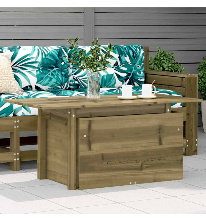 Table de jardin 100x50x75 cm bois de pin imprégné | Mobilier & Déco