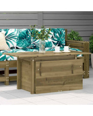 Table de jardin 100x50x75 cm bois de pin imprégné | Mobilier & Déco