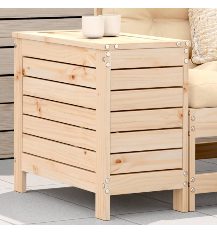 Repose-pied de jardin 62x31,5x52 cm bois de pin massif | Mobilier & Déco