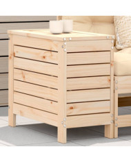 Repose-pied de jardin 62x31,5x52 cm bois de pin massif | Mobilier & Déco