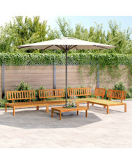 Salon palette de jardin 5 pcs bois d'acacia massif | Mobilier & Déco