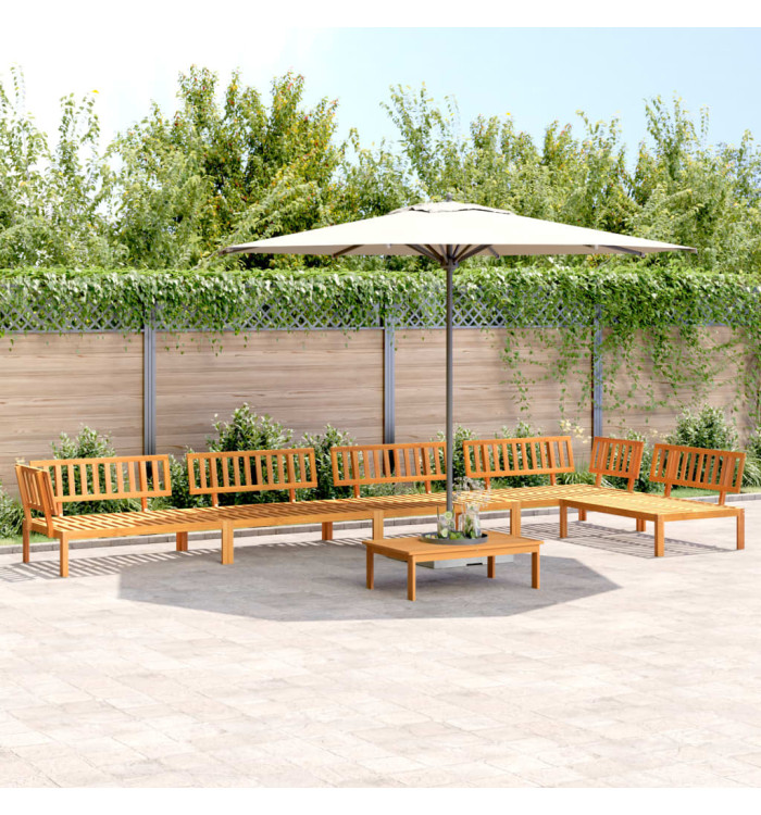 Salon palette de jardin 6 pcs bois d'acacia massif | Mobilier & Déco