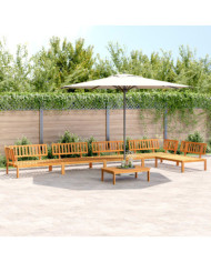 Salon palette de jardin 6 pcs bois d'acacia massif | Mobilier & Déco