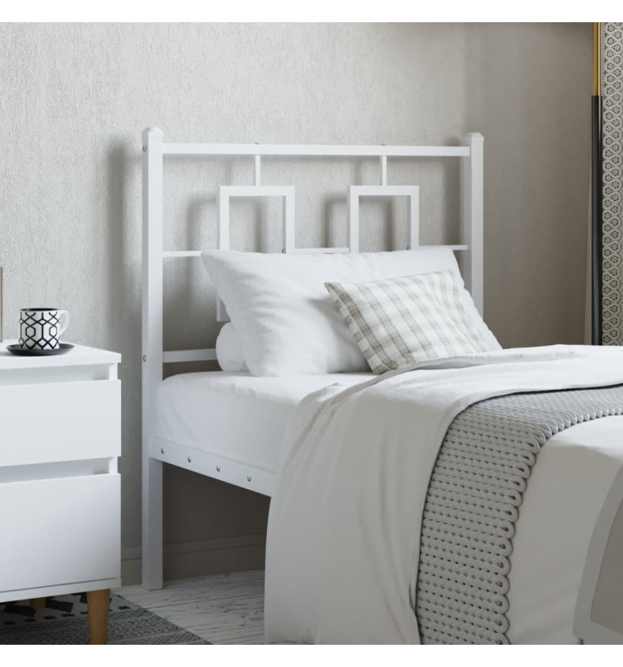 Tête de lit métal blanc 75 cm | Mobilier & Déco