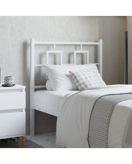 Tête de lit métal blanc 75 cm | Mobilier & Déco