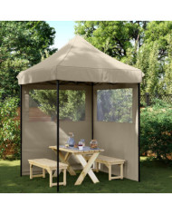 Tente de réception pliable escamotable avec 2 parois latérales | Mobilier & Déco