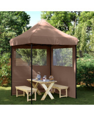 Tente de réception pliable escamotable avec 2 parois latérales | Mobilier & Déco
