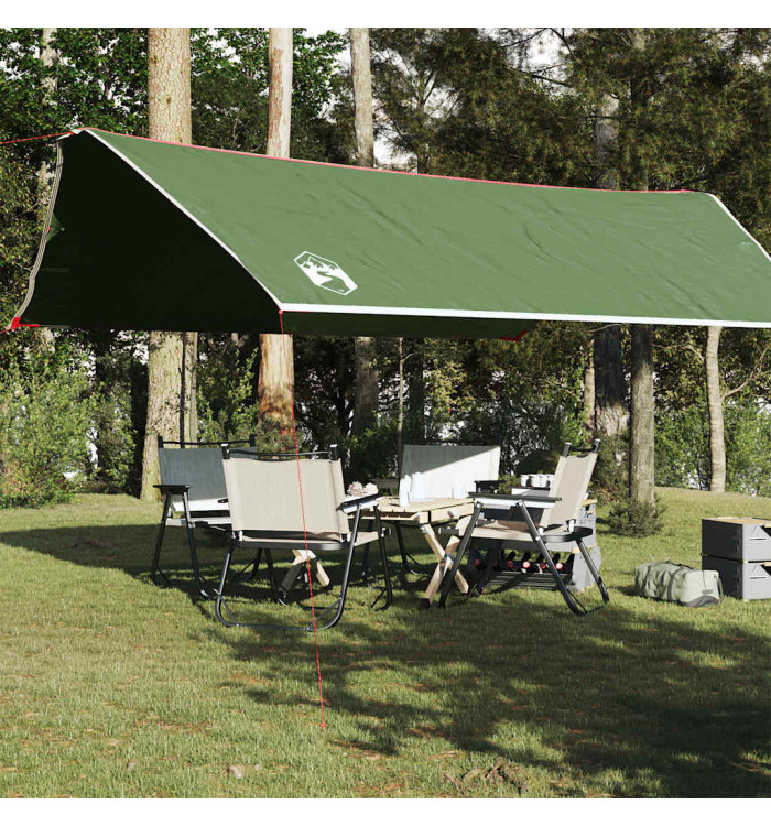 Bâche de camping vert 500x294 cm imperméable | Mobilier & Déco