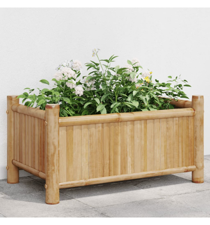 Jardinière 50x30x25 cm bambou | Mobilier & Déco