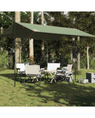 Bâche de camping vert 400x294 cm imperméable | Mobilier & Déco