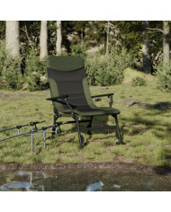 Chaise de pêche avec accoudoir pliable vert | Mobilier & Déco