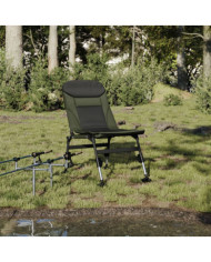 Chaise de pêche avec pieds à boue réglables pliable vert | Mobilier & Déco