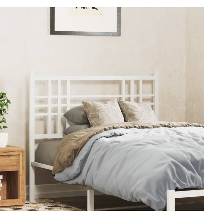 Tête de lit métal blanc 100 cm | Mobilier & Déco