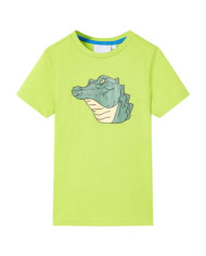 T-shirt pour enfants vert citron 104 | Mobilier & Déco