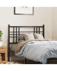 Tête de lit métal noir 100 cm | Mobilier & Déco