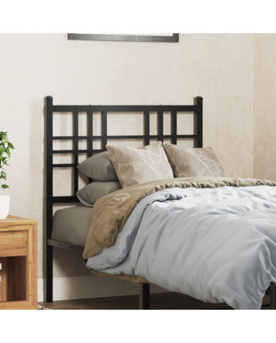 Tête de lit métal noir 80 cm | Mobilier & Déco