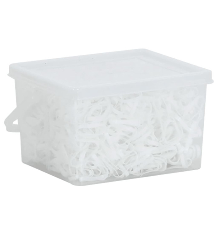 Bandes tressées pour chevaux 2500 pcs silicone blanc | Mobilier & Déco